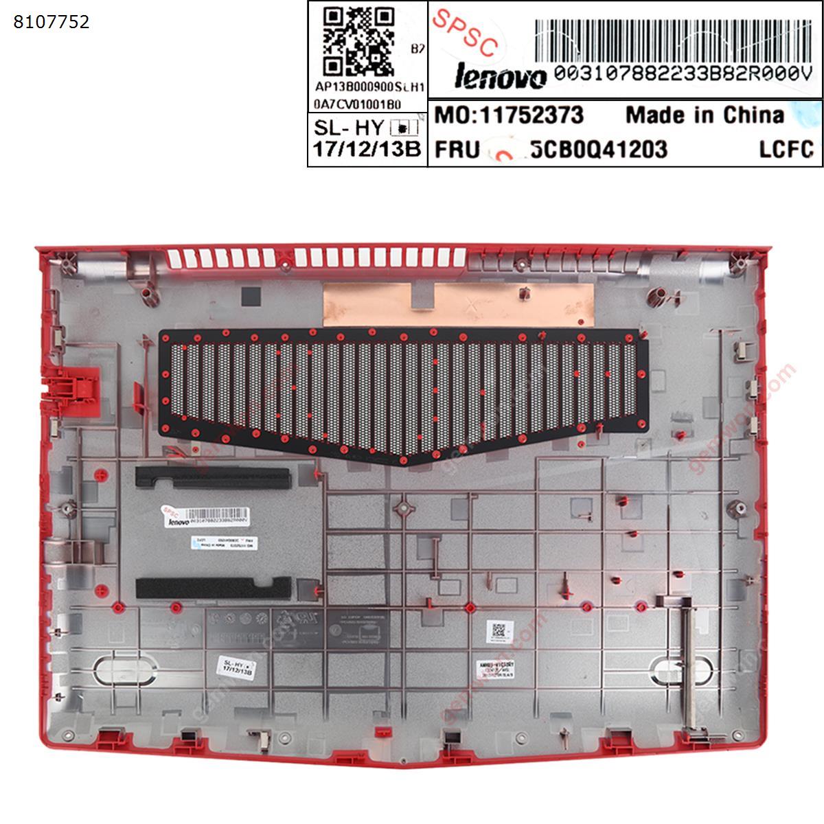 Picture of New Replacement Laptop Cover For Lenovo Y520 R520 R720 Bottom Base Case Cover ，red