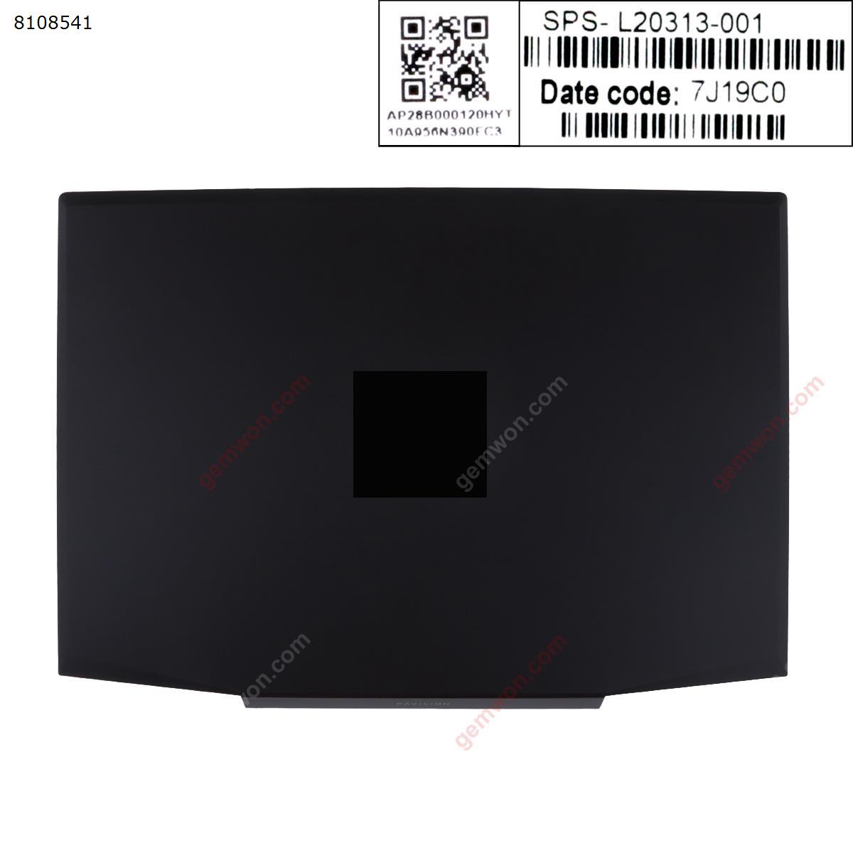 Picture of New Replacement Laptop Cover For HP Pavilion C133 15-CX  LCD Back Cover black（logo is green）