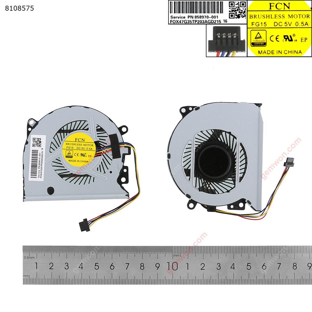 Picture of New Replacement CPU Cooling Fan For HP ENVY X360 15-U010DX 15-U  （HIGH COPY） N/A Layout