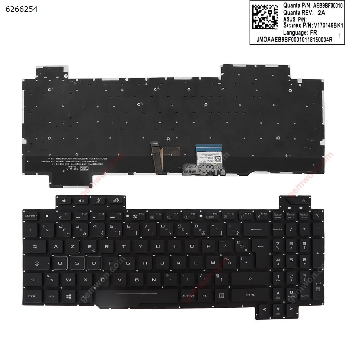 Picture of New Replacement Laptop Keyboard For Asus  GL703G GL703GE GL703GM BLACK (Full Colorful Backlit ,Without FRAME,WIN8)  FR Layout