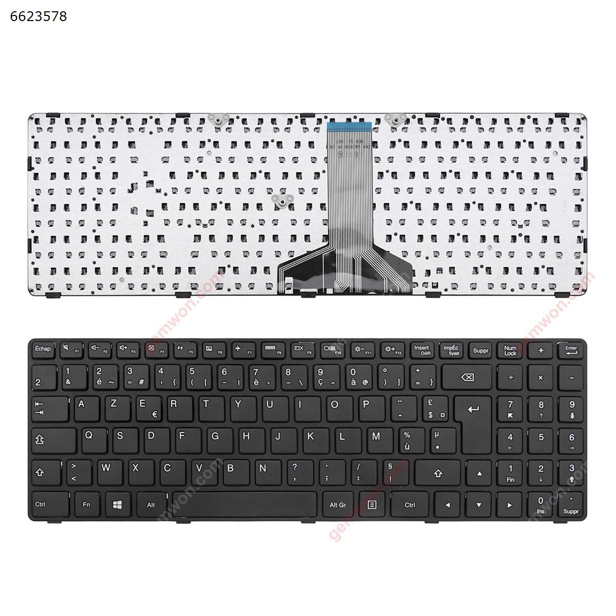 Picture of New Replacement Laptop Keyboard For LENOVO Ideapad 100-15IBD BLACK FRAME BLACK （Without Foil  ） WIN8 FR Layout