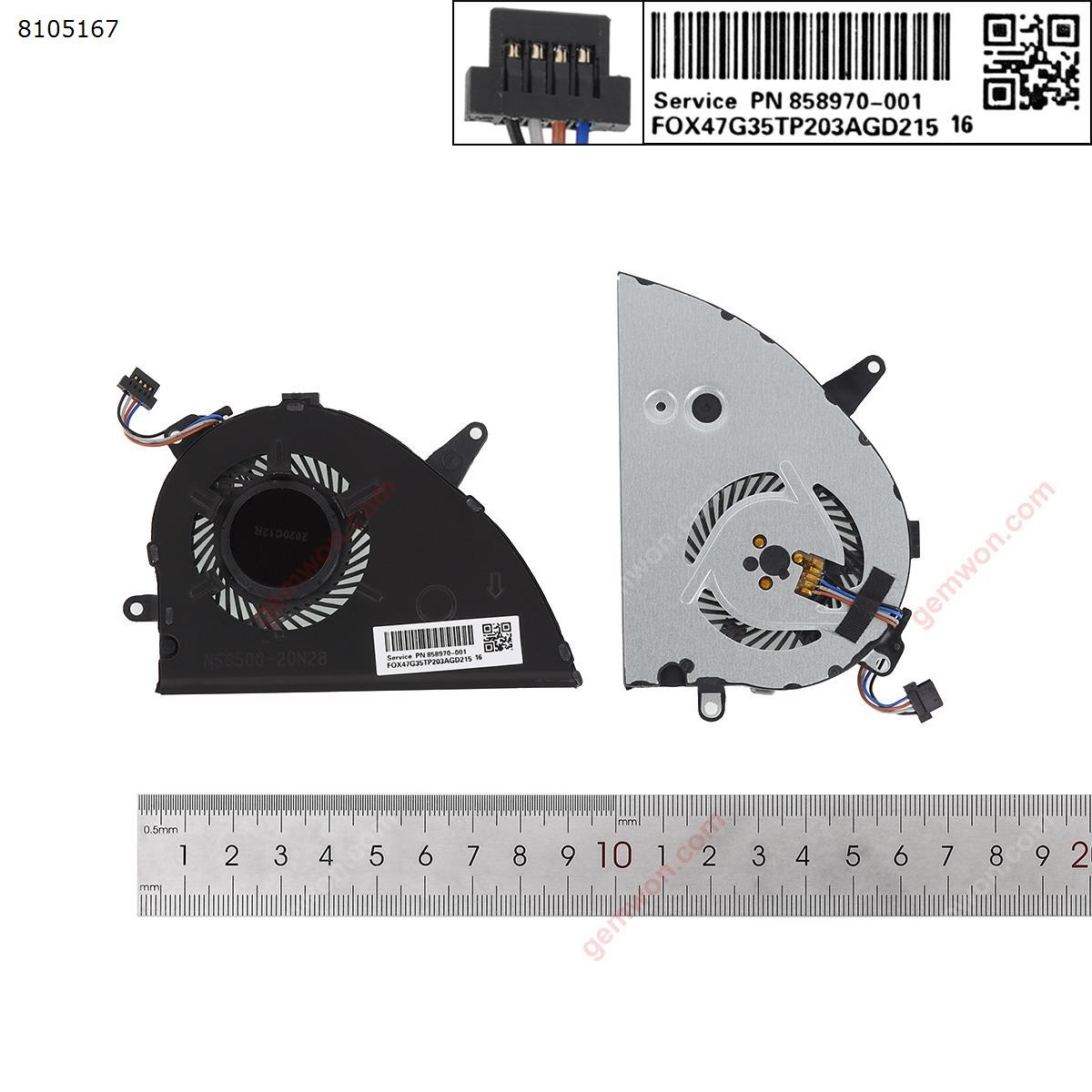 Picture of New Replacement CPU Cooling Fan For HP Pavilion 15-cw 15-cs（For Integrated graphics,High Copy） L25584-001