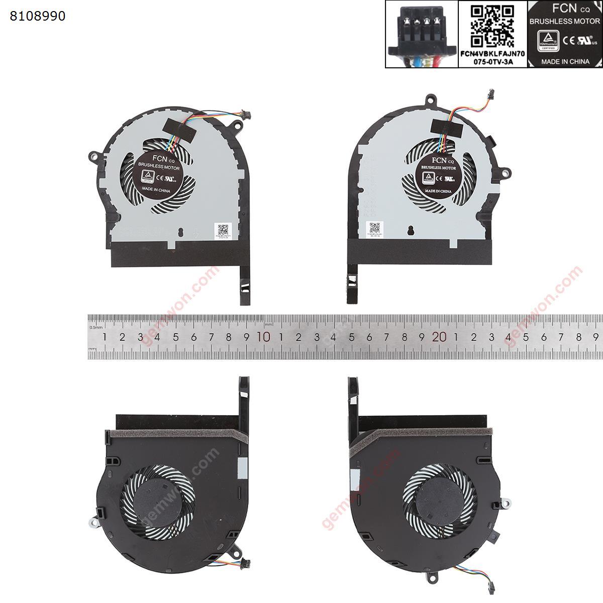 Picture of New Replacement CPU Cooling Fan For HP ROG ZX80G FX504 FX80GE FX80FE FX80 L+R (ORG) N/A Layout