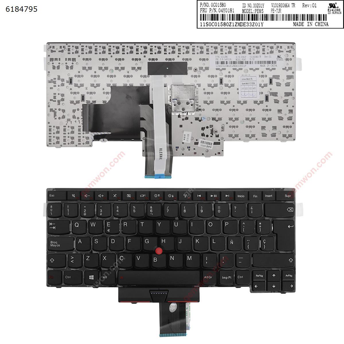 Picture of New Replacement Laptop Keyboard For Lenovo  ThinkPad E430 BLACK OEM  WIN8	 SP Layout