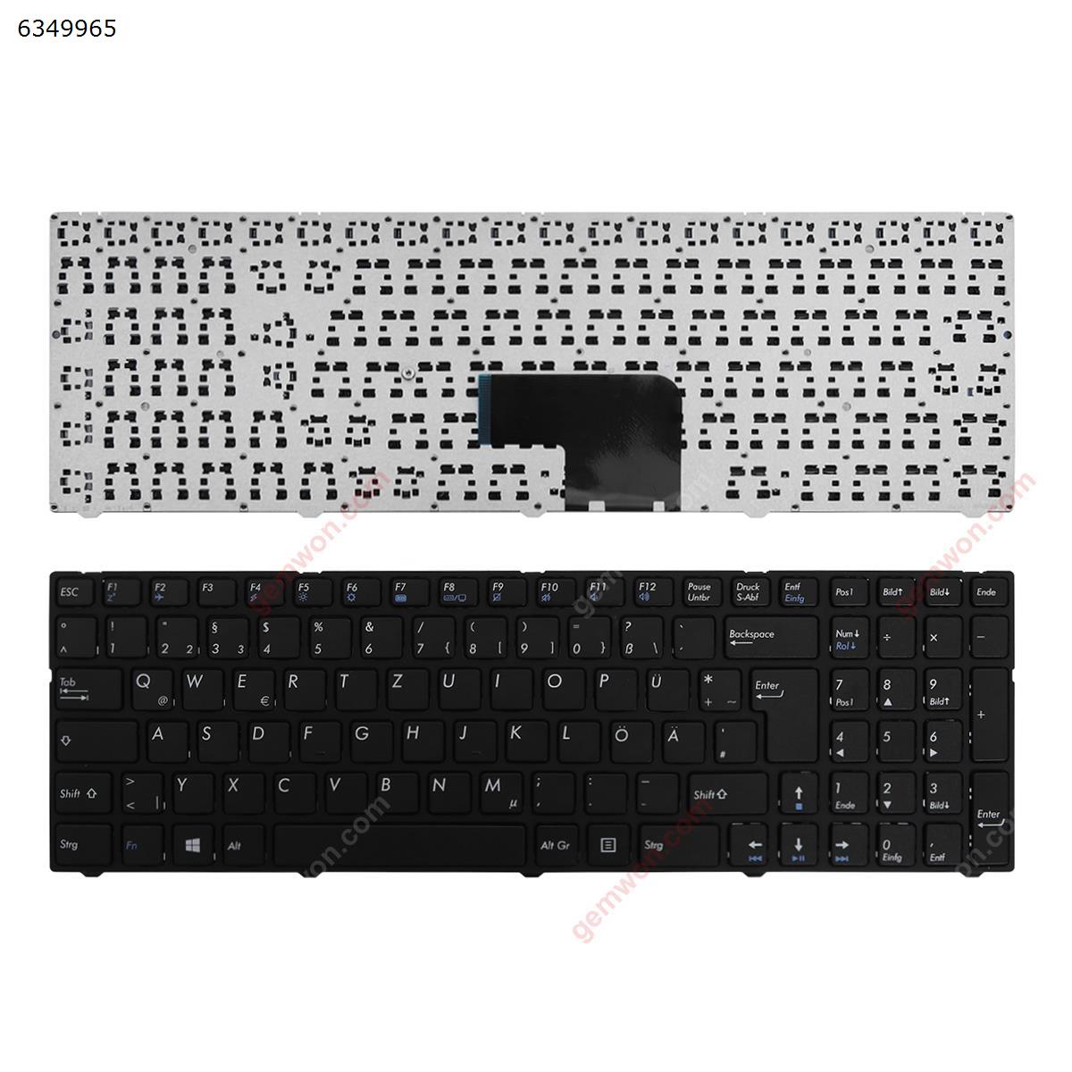 Picture of New Replacement Laptop Keyboard For Medion Akoya E7227    BLACK  FRAME BLACK Gr Layout