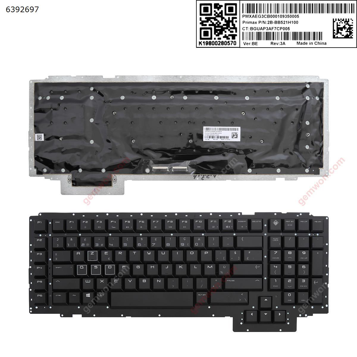 Picture of New Replacement Laptop Keyboard For HP 17-AP  BLACK (Without FRAME ） BE Layout
