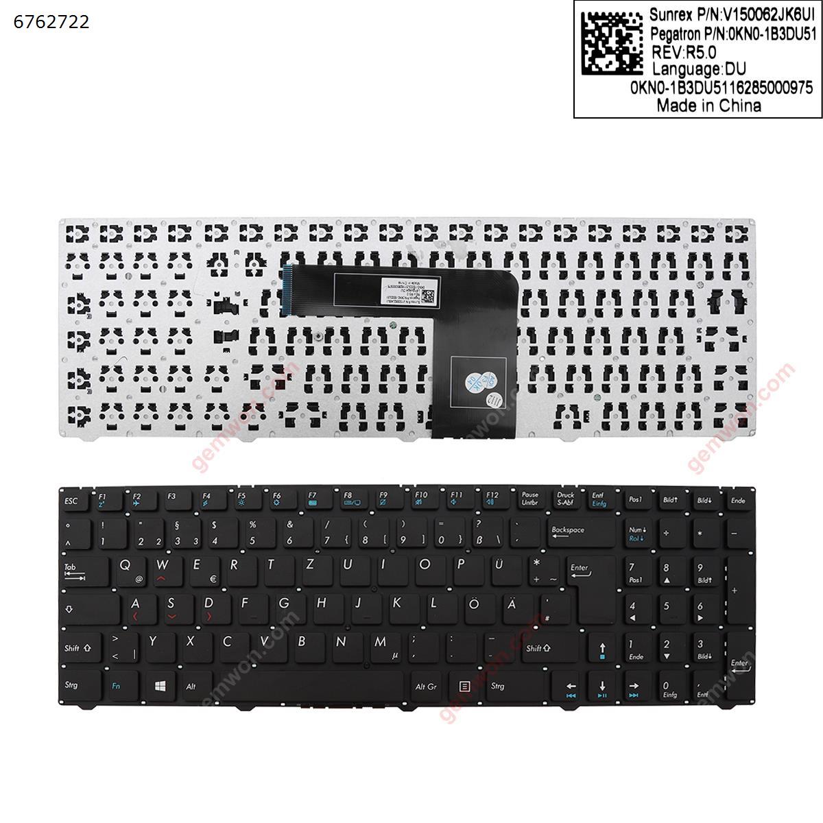 Picture of New Replacement Laptop Keyboard For Medion Erazer P6661 MD 99954 99955 99958 99959 99976  BLACK   WIN8 GR Layout