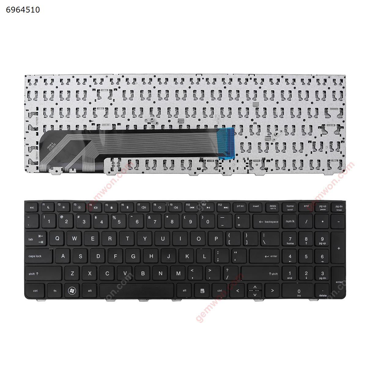 Picture of New Replacement Laptop Keyboard For HP Probook 4535S 4530S 4730S BLACK FRAME BLACK OEM US Layout