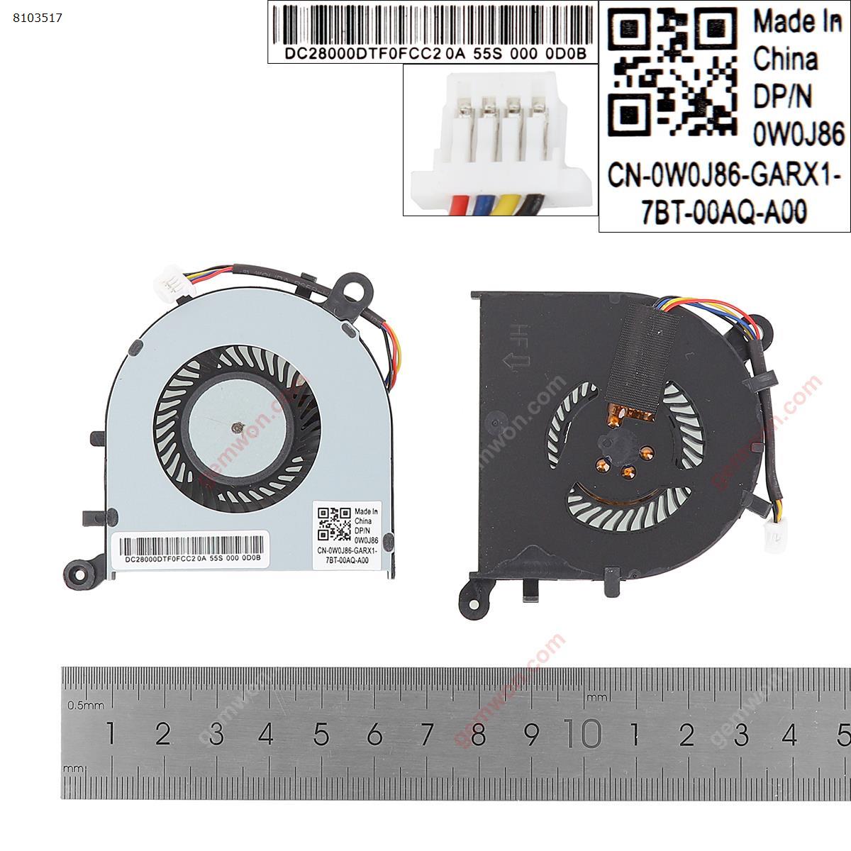 Picture of New Replacement CPU Cooling Fan For DELL XPS13 9350 9343 9360（High Copy） P54G 0XHT5V Layout