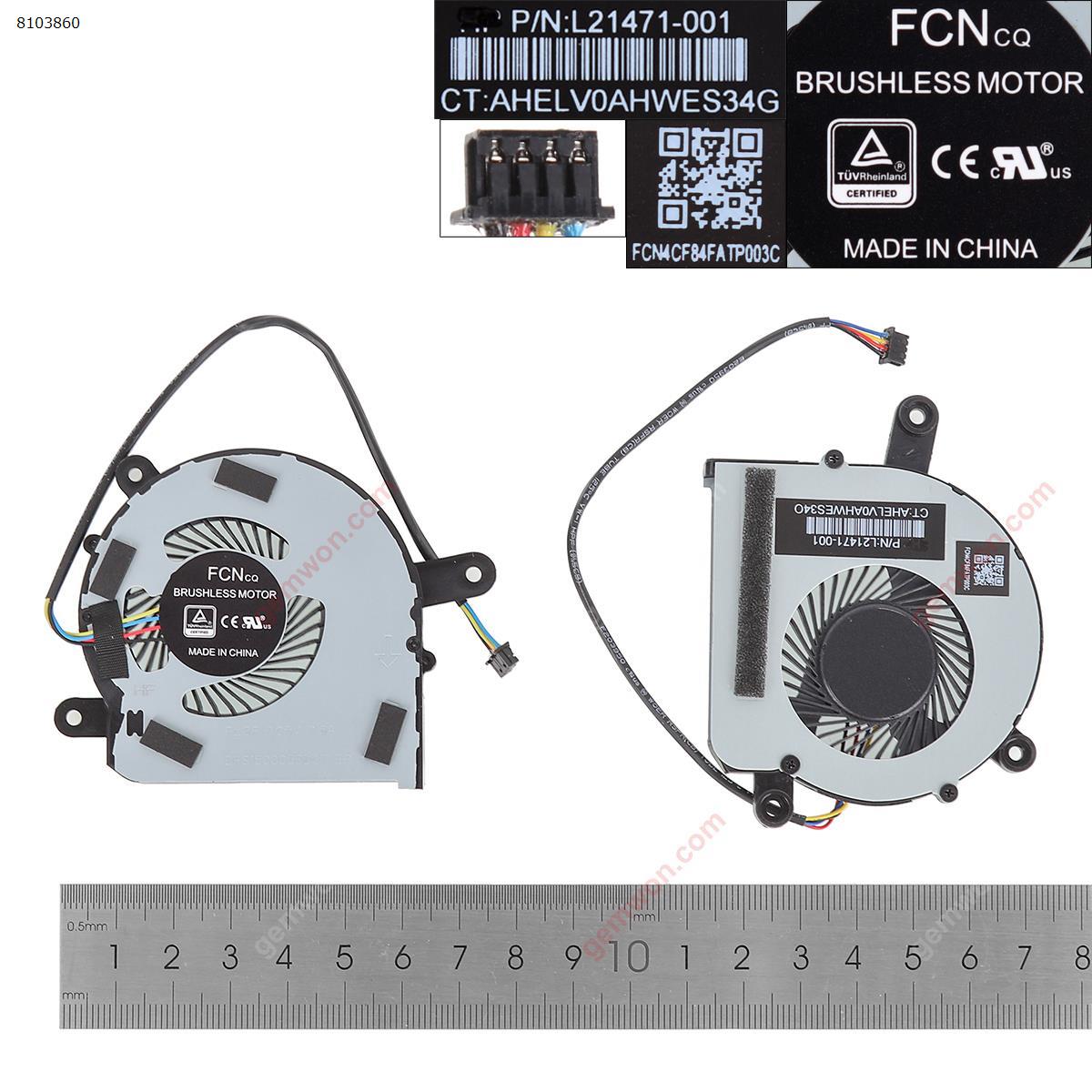 Picture of New Replacement CPU Cooling Fan For HP Elitedesk 800 g3 405 G4 705 G5 800 G4 Mini 65w（GPU，Original，Version 2） L21471-001 Layout