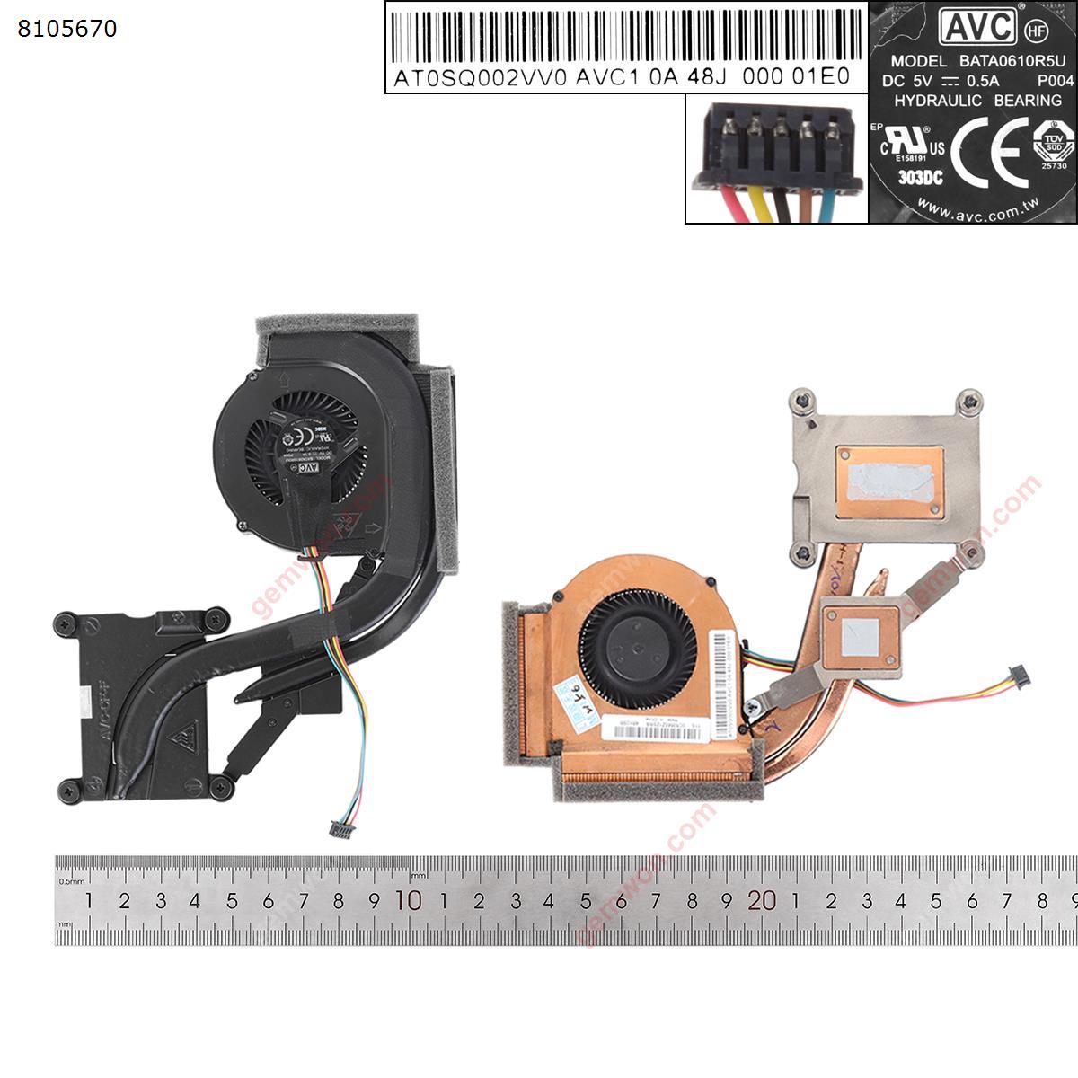 Picture of New Replacement CPU Cooling Fan For Lenovo ThinkPad T440P(Independent Graphics card ,Heatsink ) N/A Layout