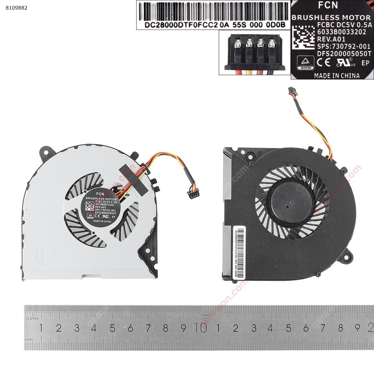 Picture of New Replacement CPU Cooling Fan For Lenovo IdeaPad Y700-15ACZ Y700-15ISK（High Copy） N/A Layout