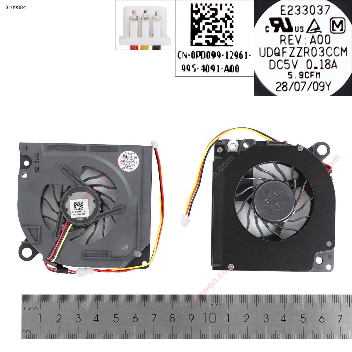 Picture of New Replacement CPU Cooling Fan For Dell Inspiron 1525 1526/Acer TM4520 Dell D620（Original） N/A Layout