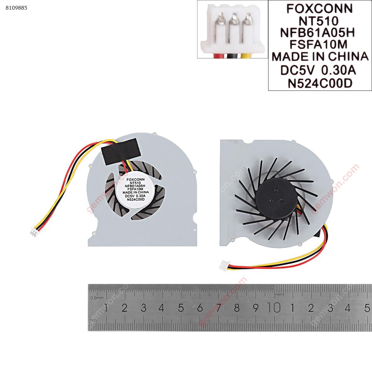 Picture of New Replacement CPU Cooling Fan For Foxconn NT330i NT510 NT-510 NT410 NT425 NT435 NT-A3700 Haier mini2（High Copy） N/A Layout