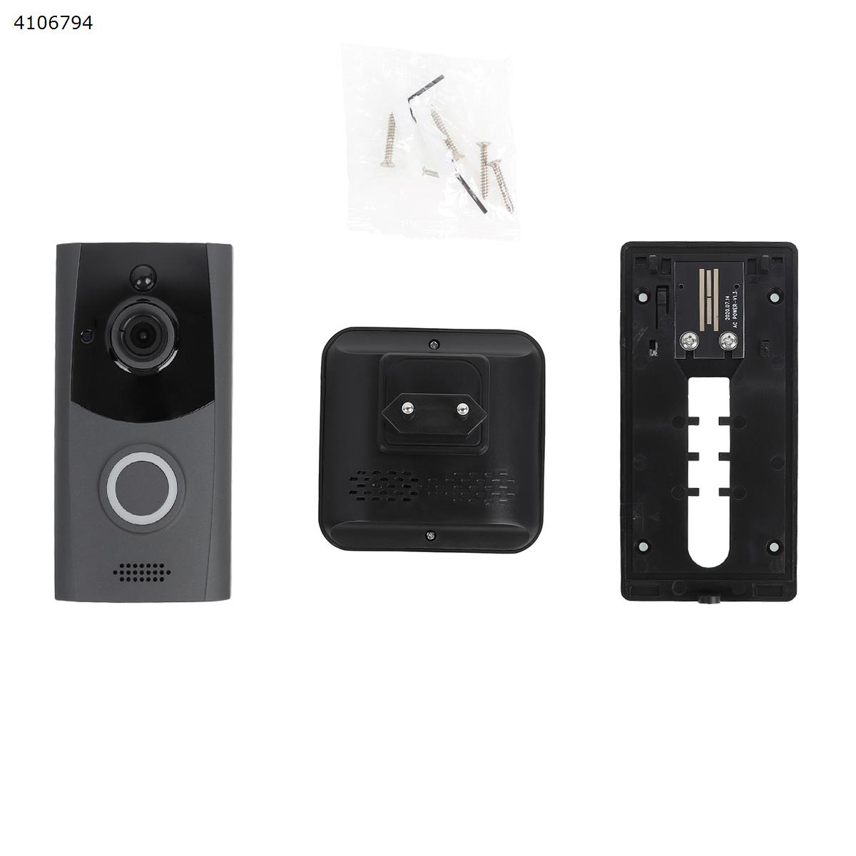 Picture of M11 home smart low power wireless video doorbell voice intercom mobile phone monitoring waterproof wifi doorbell（EU）