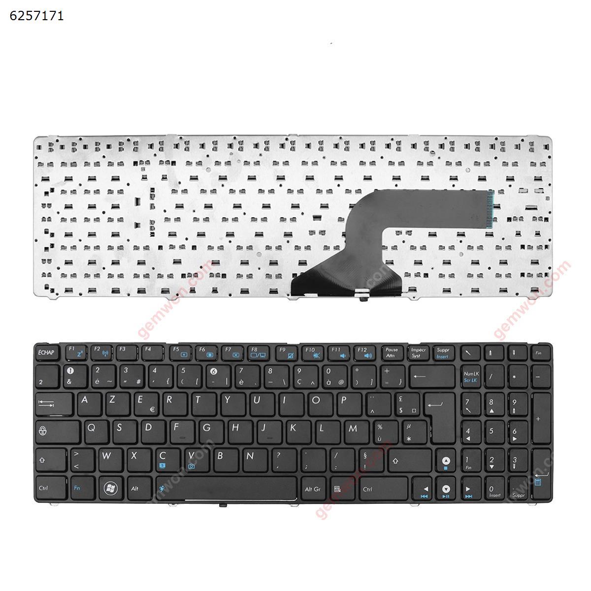 Picture of New Replacement Laptop Keyboard For ASUS G60 BLACK  FRAME BLACK (OEM) FR Layout