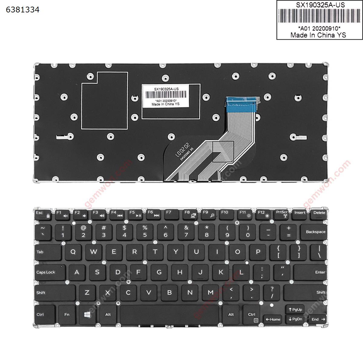 Picture of New Replacement Laptop Keyboard For dell  Inspiron 11 3179 3168 3169 p25t BLACK  ( without FRAME , win8 ) US Layout