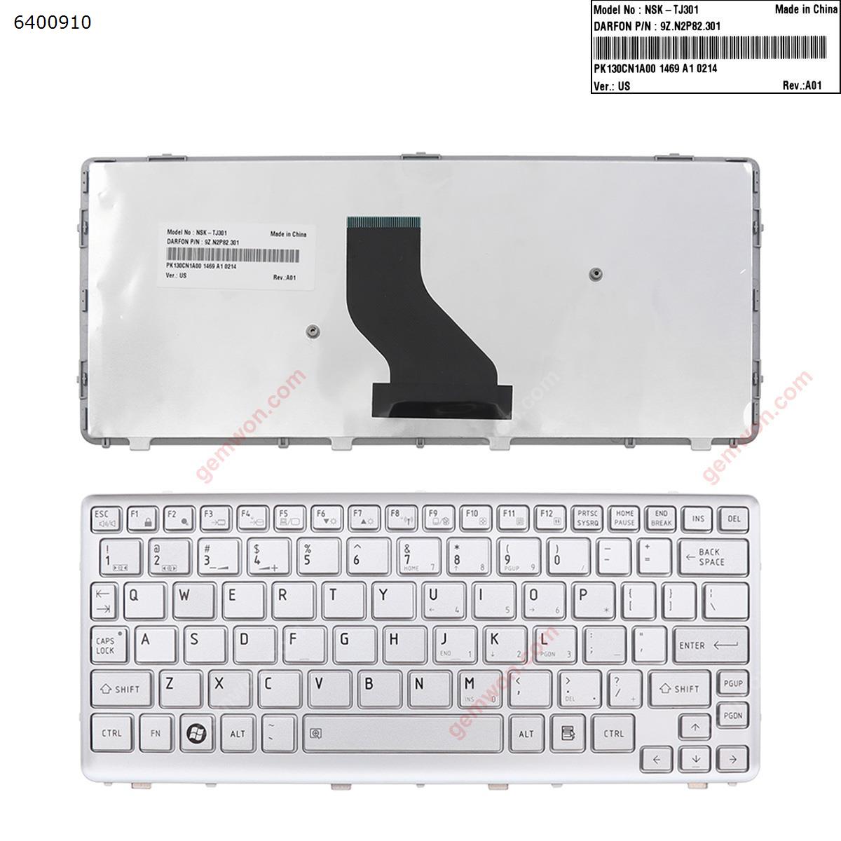 Picture of New Replacement Laptop Keyboard For TOSHIBA T210 SILVER US Layout