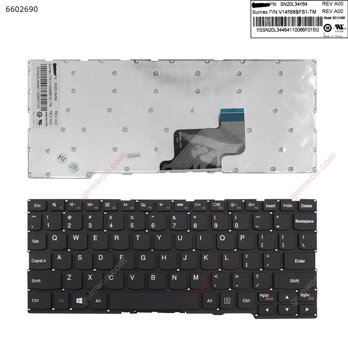 Picture of New Replacement Laptop Keyboard For LENOVO YOGA 3 11" 300-11IBR 300-11IBY BLACK (Without FRAME,Win8) US Layout