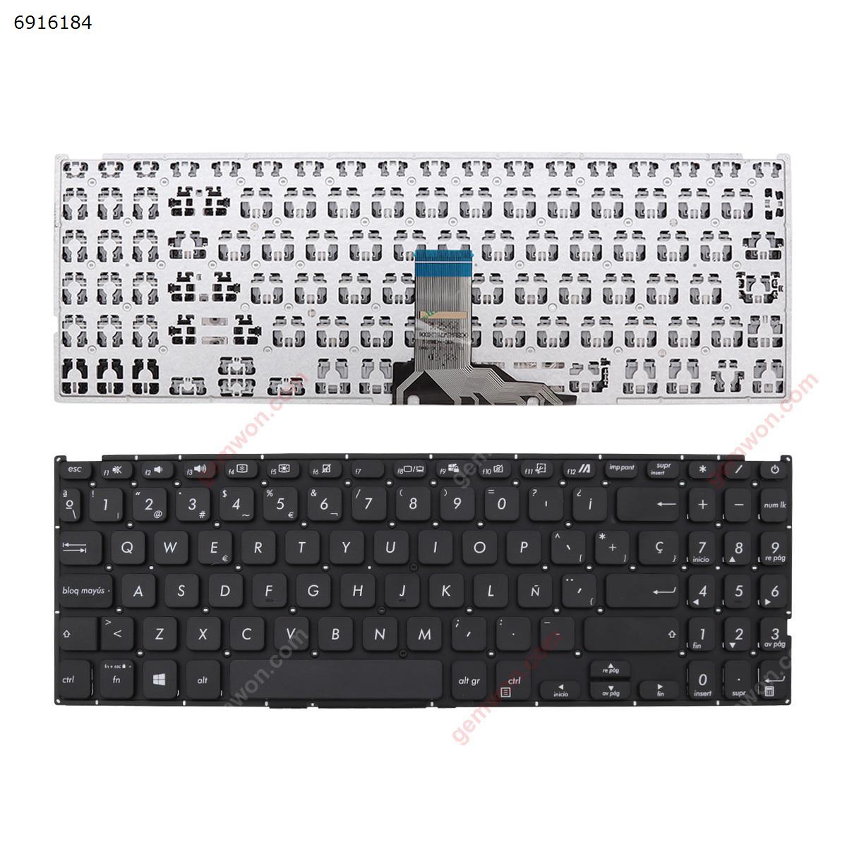 Picture of New Replacement Laptop Keyboard For  Asus X509   BLACK  Win8  SP Layout