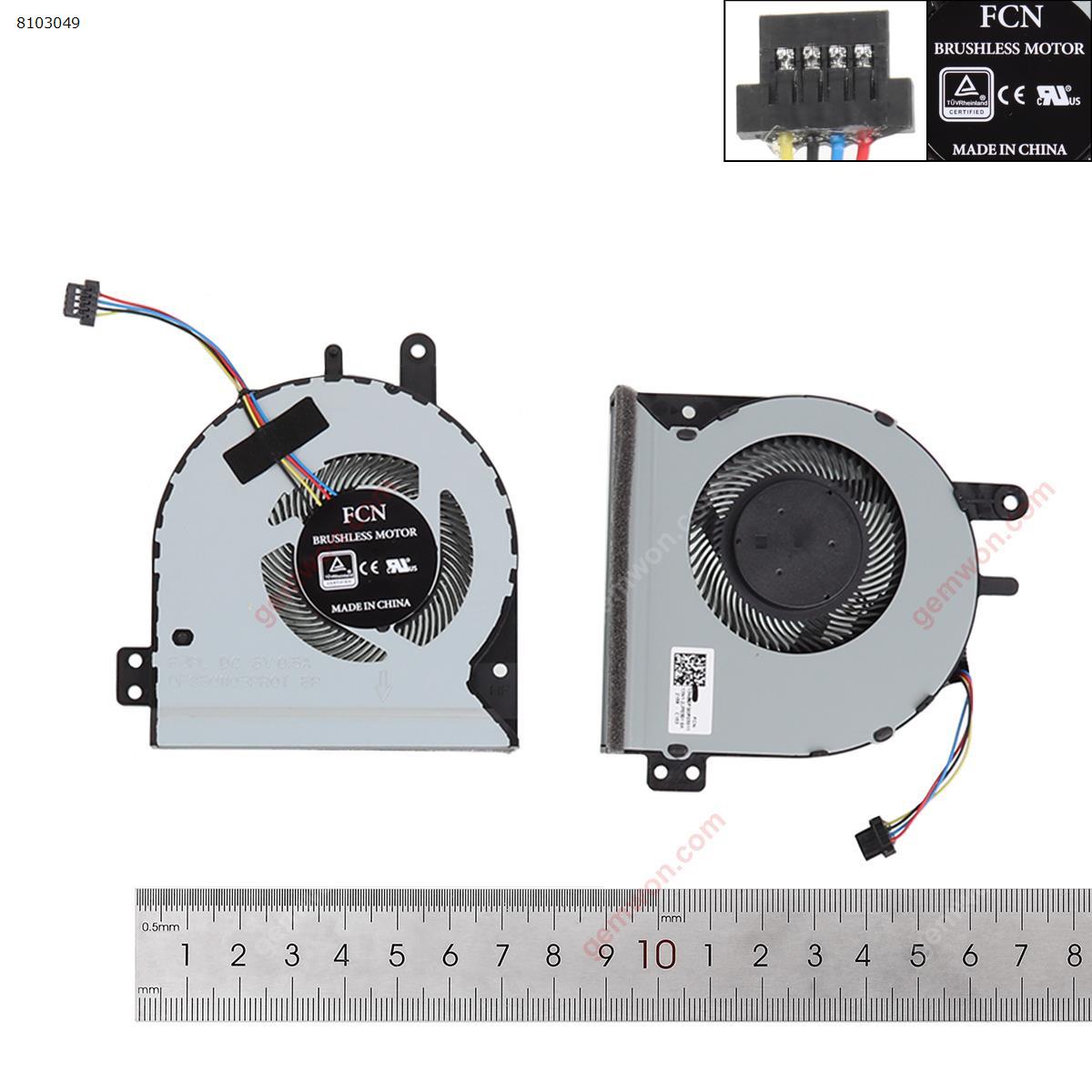 Picture of New Replacement CPU Cooling Fan For Asus X442 X442U UA UQ UR A480U R419U （Original） N/A Layout