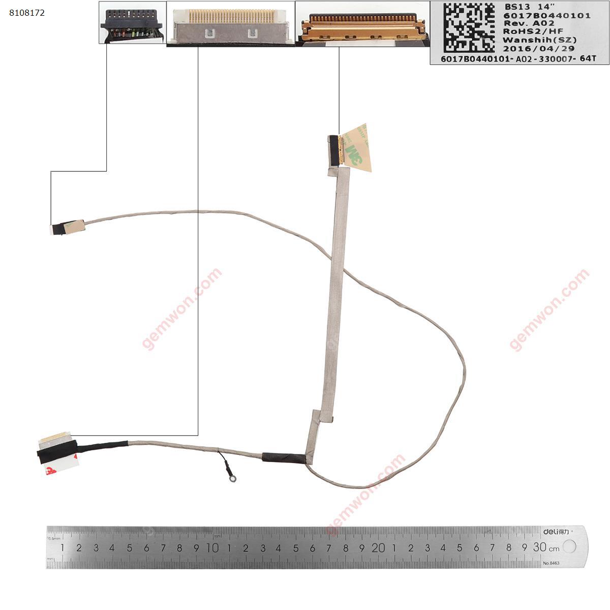 Picture of New LCD Display Screen Cable Replacement  For HP probook 640 g1 645 g1