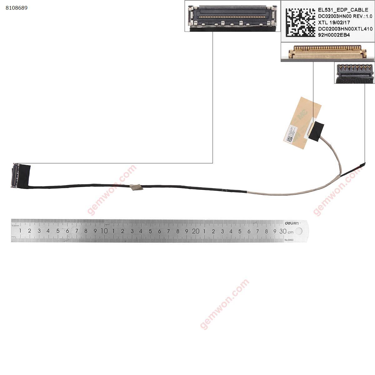 Picture of New LCD Display Screen Cable Replacement  For Lenovo 15 2019 S340-15IWL S340-15 EDP Video Cable FHD 30 Pin