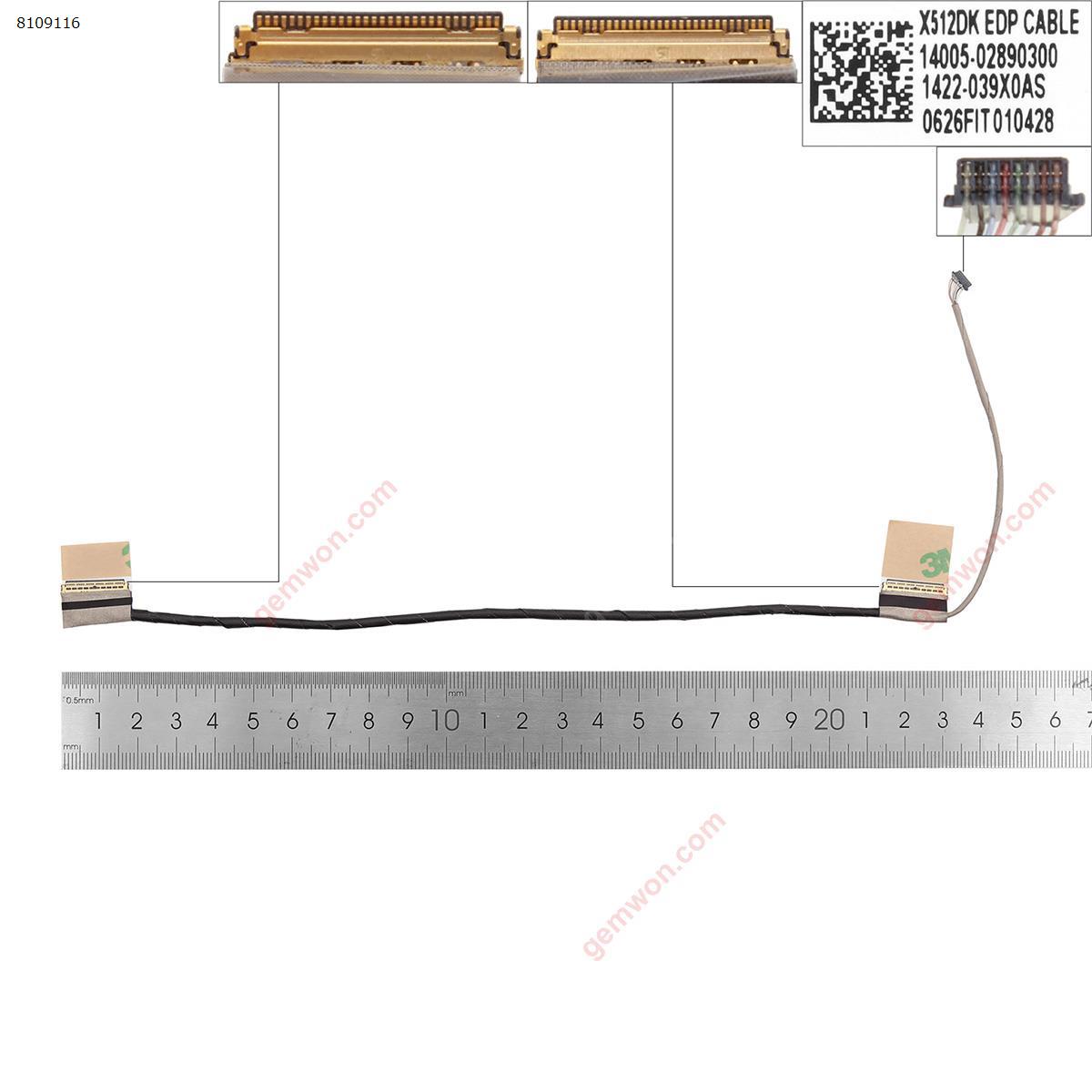 Picture of New LCD Display Screen Cable Replacement  For ASUS  X512DK X512DA x512D F512D