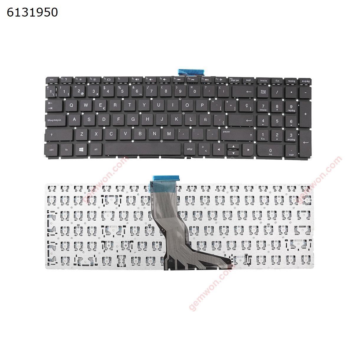Picture of New Replacement Laptop Keyboard For HP Pavilion 15-au   BLACK(( Without FRAME，SMALL  Enter Win8) SP Layout
