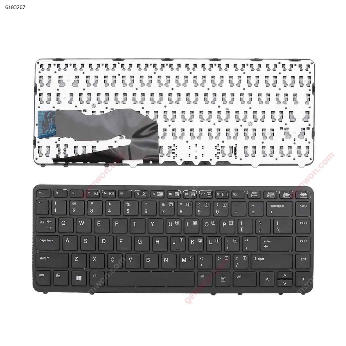 Picture of New Replacement Laptop Keyboard For HP EliteBook 840 G1 850 G1 BLACK FRAME BLACK (Without Point stick,OEM) US Layout