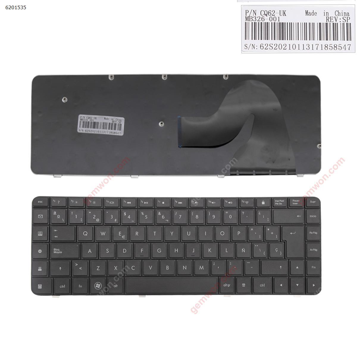 Picture of New Replacement Laptop Keyboard For HP CQ62 CQ56 BLACK(Without foil,OEM) SP Layout