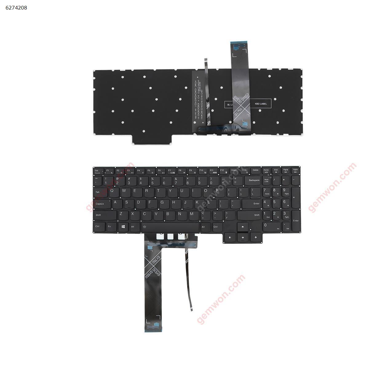 Picture of New Replacement Laptop Keyboard For Lenovo  Y7000 2020 R7000 2020 Y7000P R7000P 2020 black (  Backlit,Without FRAME,WIN8) US Layout