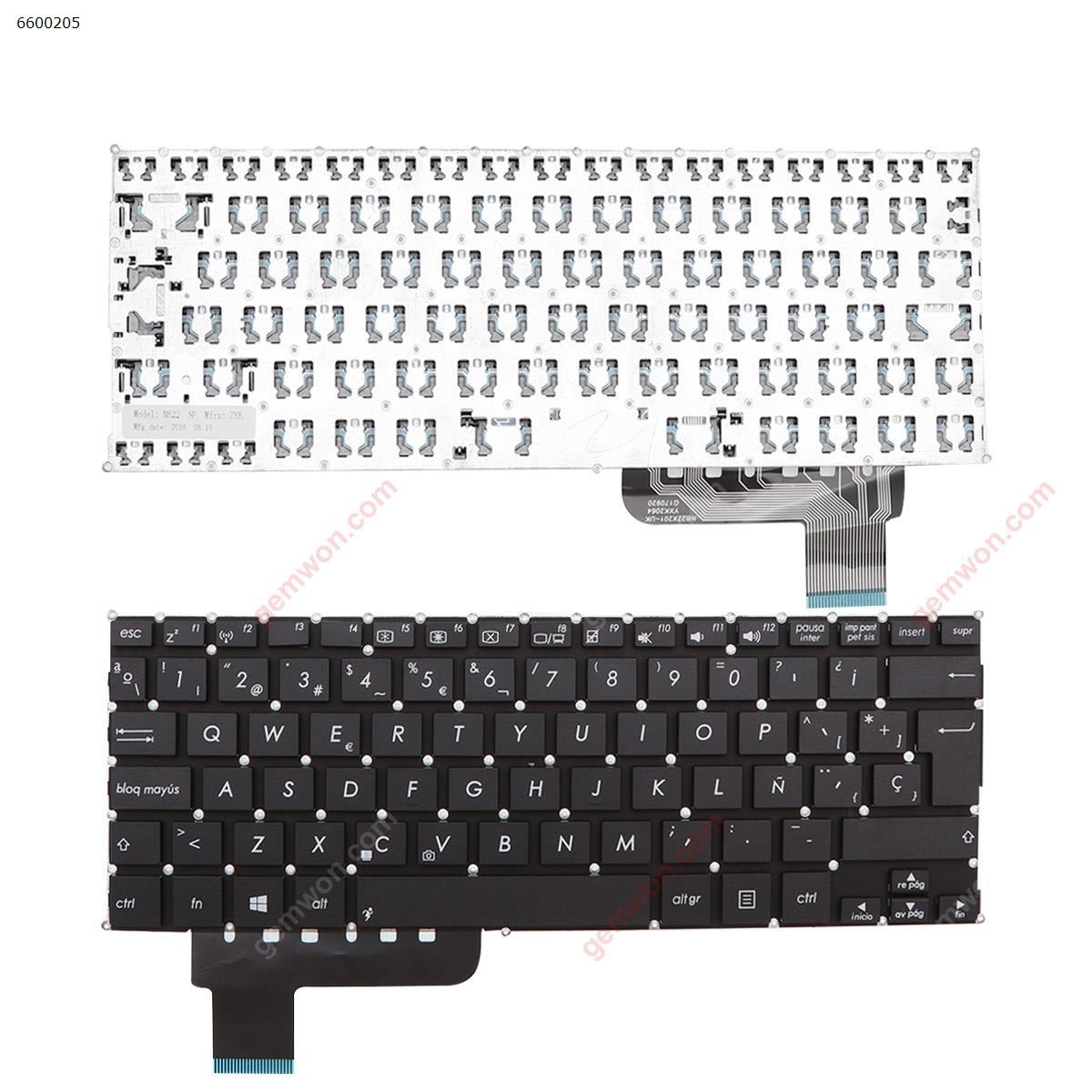 Picture of New Replacement Laptop Keyboard For ASUS X202E S200 BLACK(Compatible with X201E,Without FRAME,without foil,For Win8,OEM) SP Layout