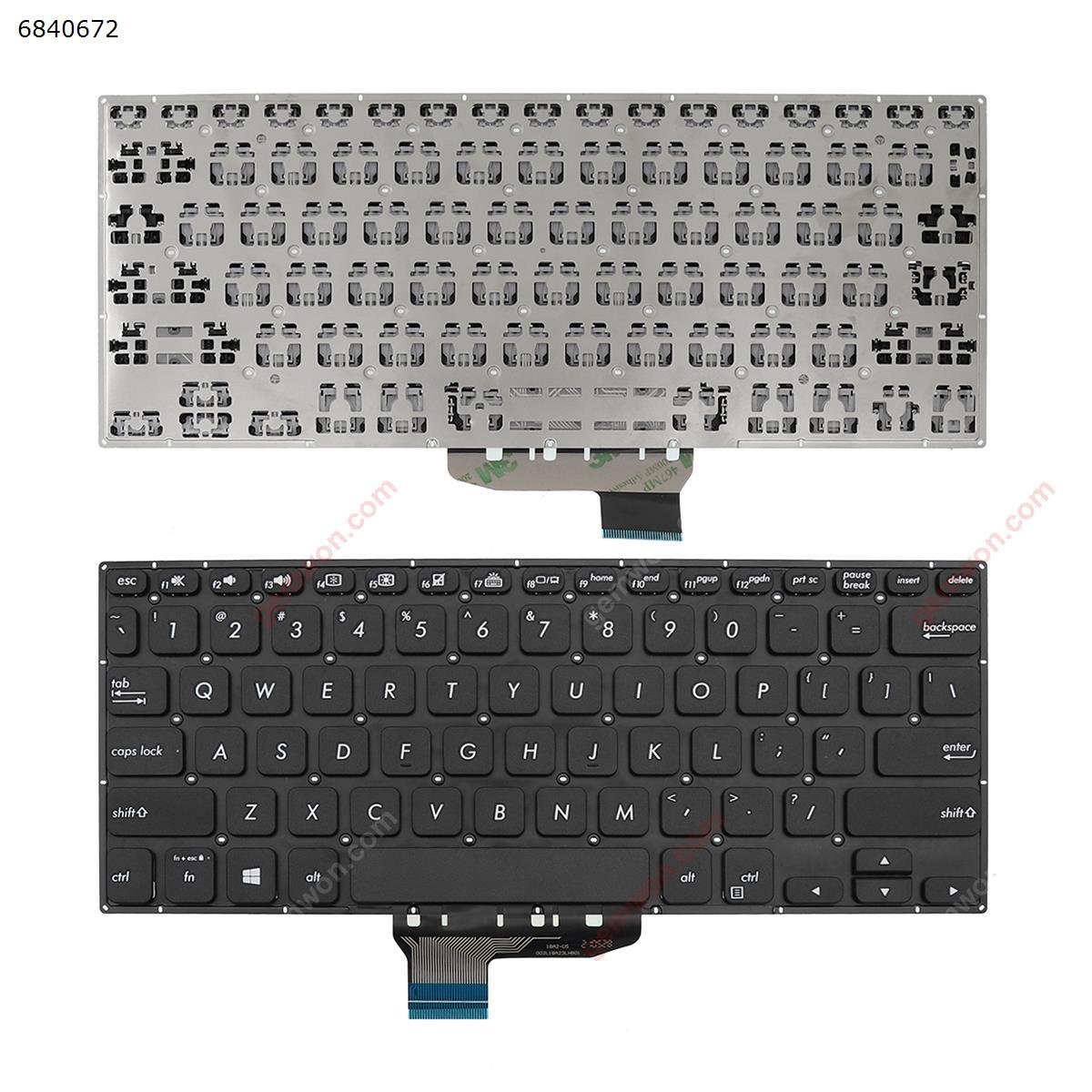 Picture of New Replacement Laptop Keyboard For ASUS VIVOBOOK FLIP TP412 TP412U TP412FA BLACK (Without FRAME, Win8) US Layout