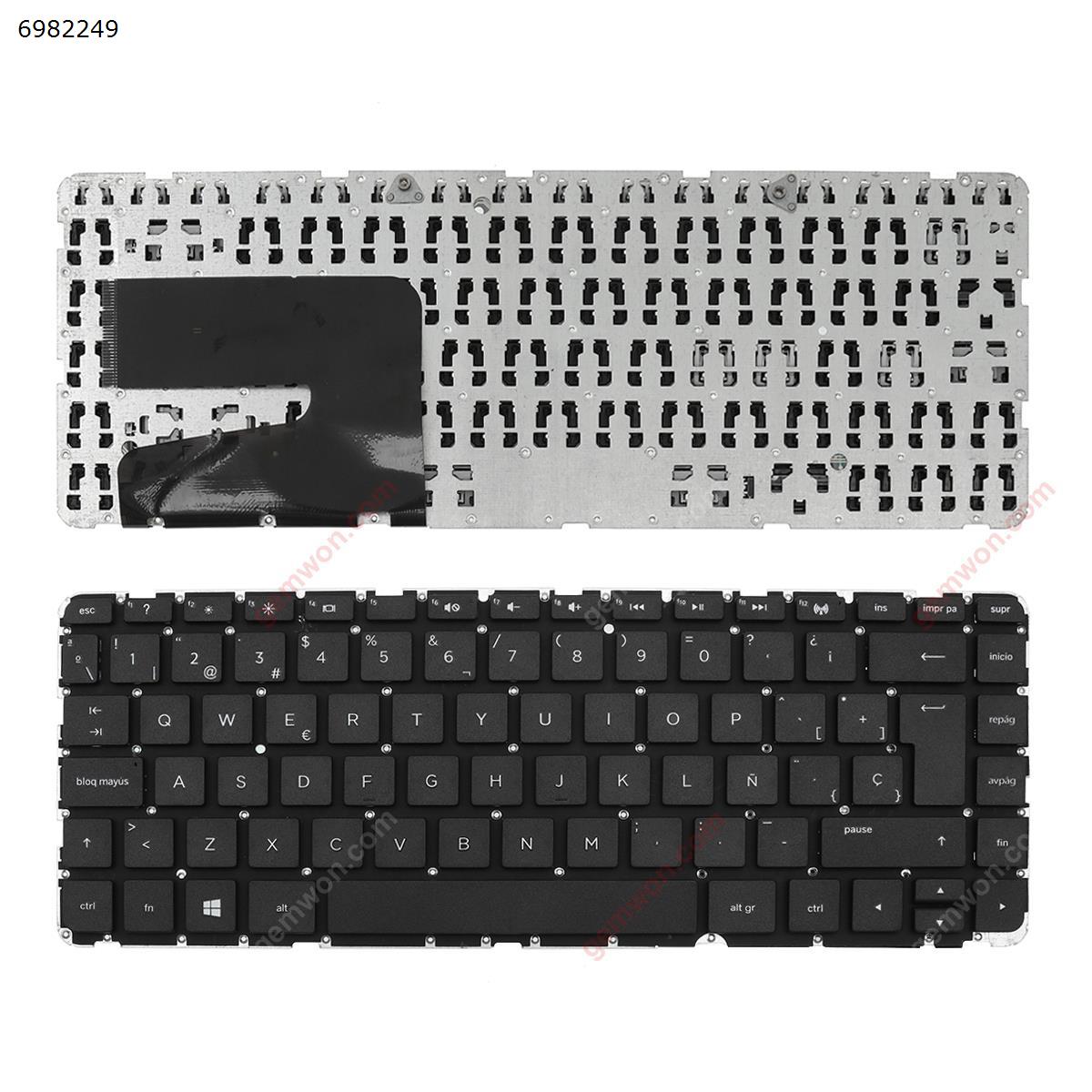 Picture of New Replacement Laptop Keyboard For HP Pavilion 14-N BLACK(Without FRAME,Without Foil,For Win8)oem SP Layout