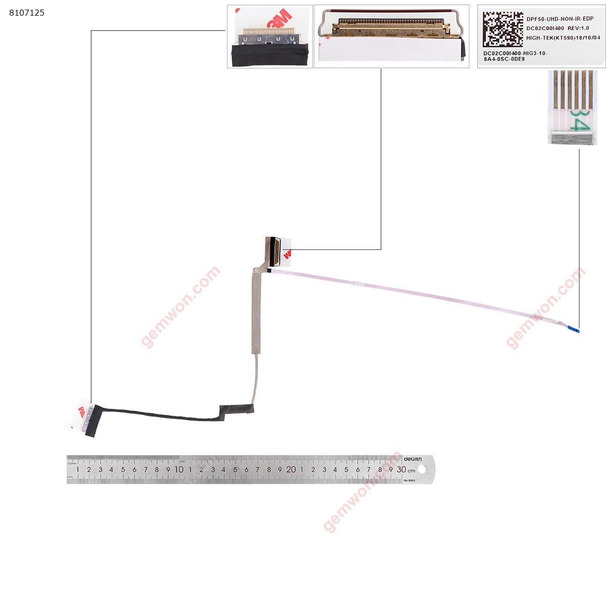 Picture of New LCD Display Screen Cable Replacement  For HP 15-CX TPN-C133 4K