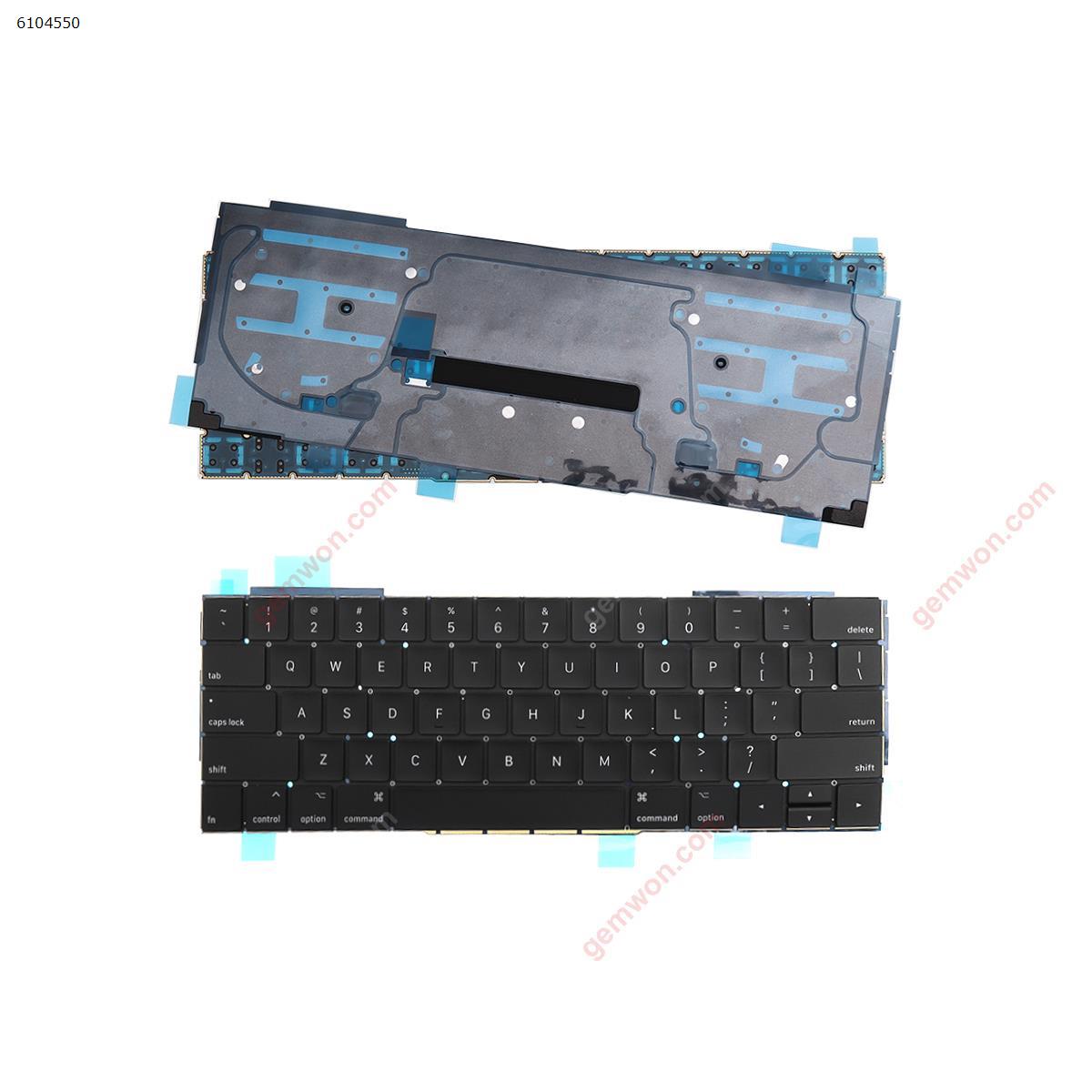 Picture of New Replacement Laptop Keyboard For Apple MacBook Pro 13.3" A1706 Black (With Backlit Board) US Layout