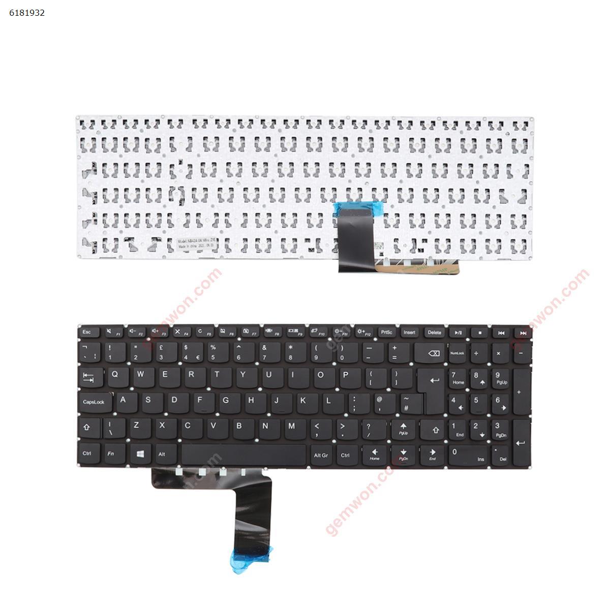 Picture of New Replacement Laptop Keyboard For LENOVO Ideapad 310-15 BLACK win8(Without FRAME  ,without  foil  )	 Uk Layout