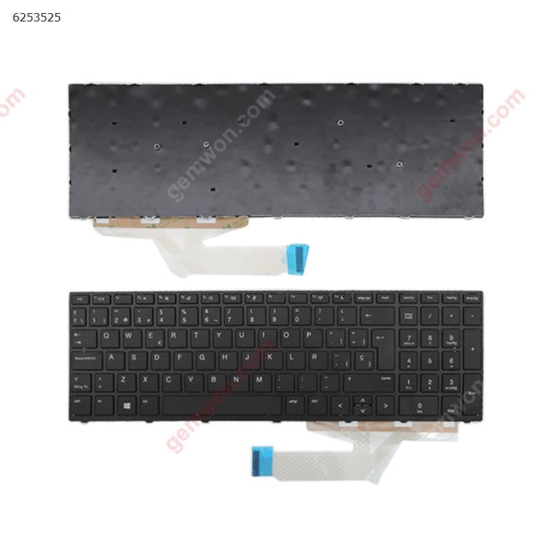 New Replacement Laptop Keyboard For HP Probook 450 G5 455 G5 470 G5 BLACK FRAME BLACK WIN8 SP Layout的图片