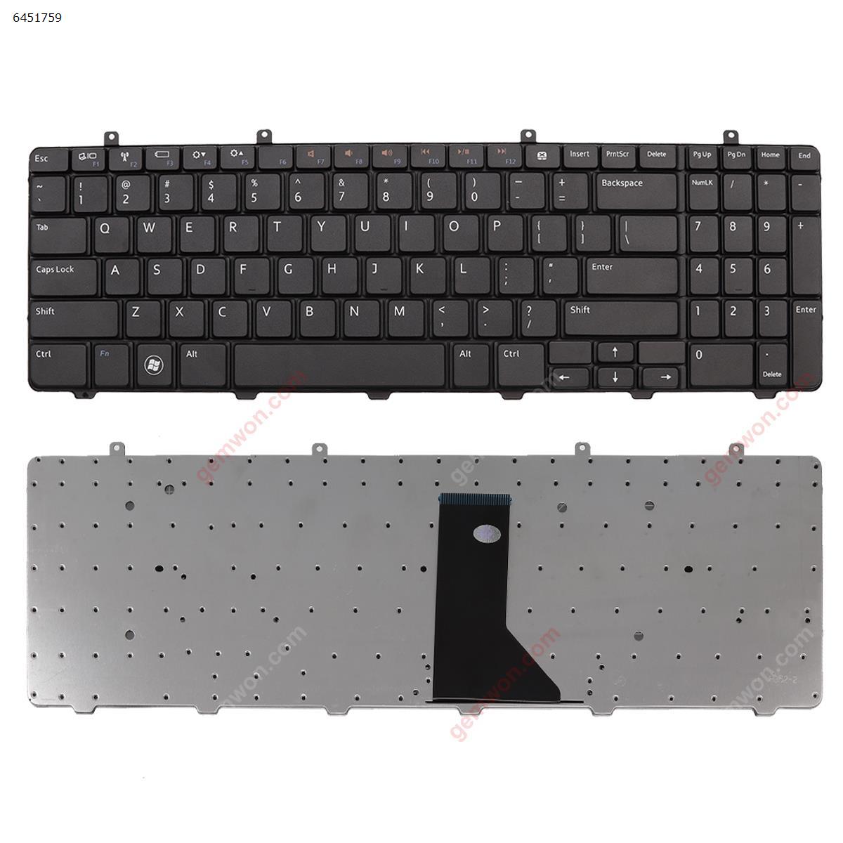 Picture of New Replacement Laptop Keyboard For DELL Inspiron 1564 BLACK OEM （without  foil ， win7） US Layout
