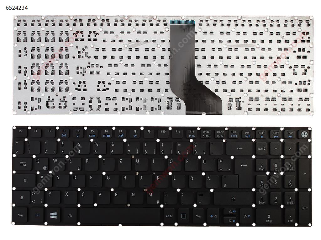 Picture of New Replacement Laptop Keyboard For ACER Aspire E5-722 E5-772 V3-574G E5-573T E5-573 E5-573G E5-573T E5-532G BLACK (Win8) Gr Layout