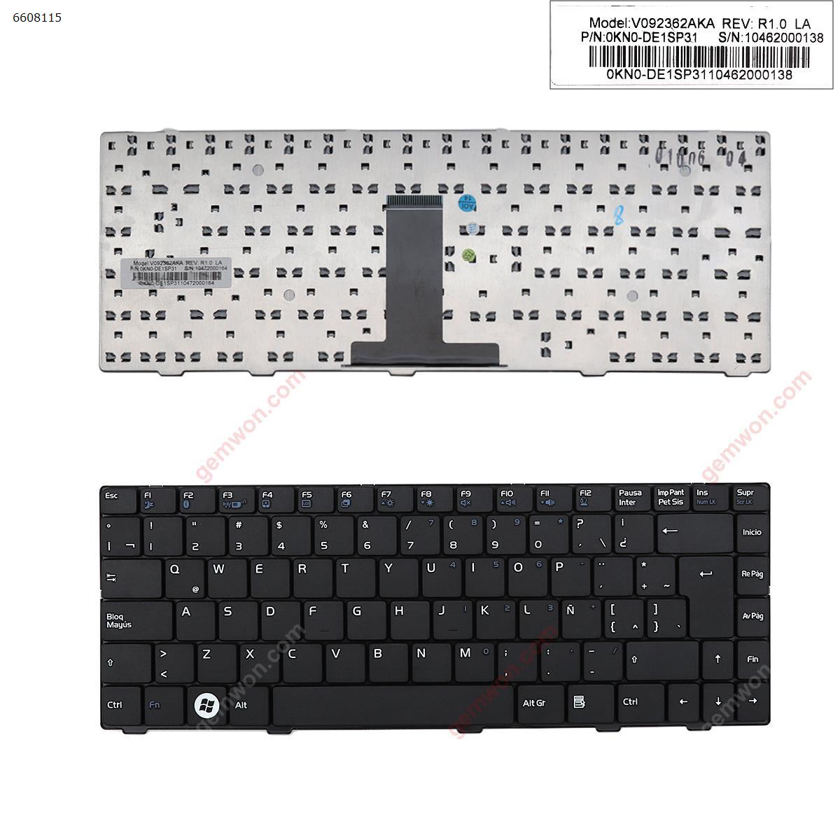 Picture of New Replacement Laptop Keyboard For ASUS F80 Series BLACK(Without foil,Version 2) LA Layout