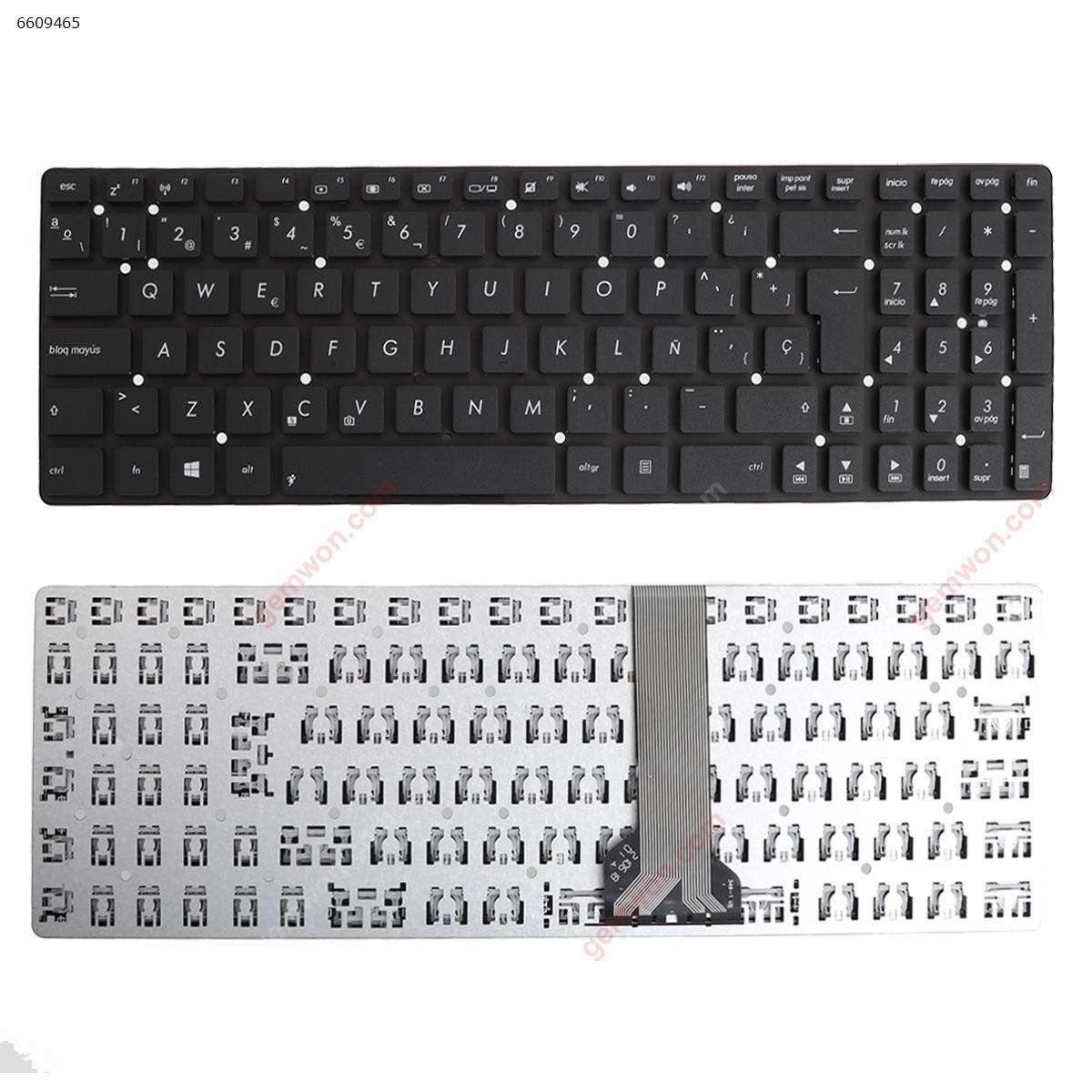 Picture of New Replacement Laptop Keyboard For ASUS K55 S500 S500C S500CA V500 V500C BLACK(Without FRAME,For Win8) SP Layout