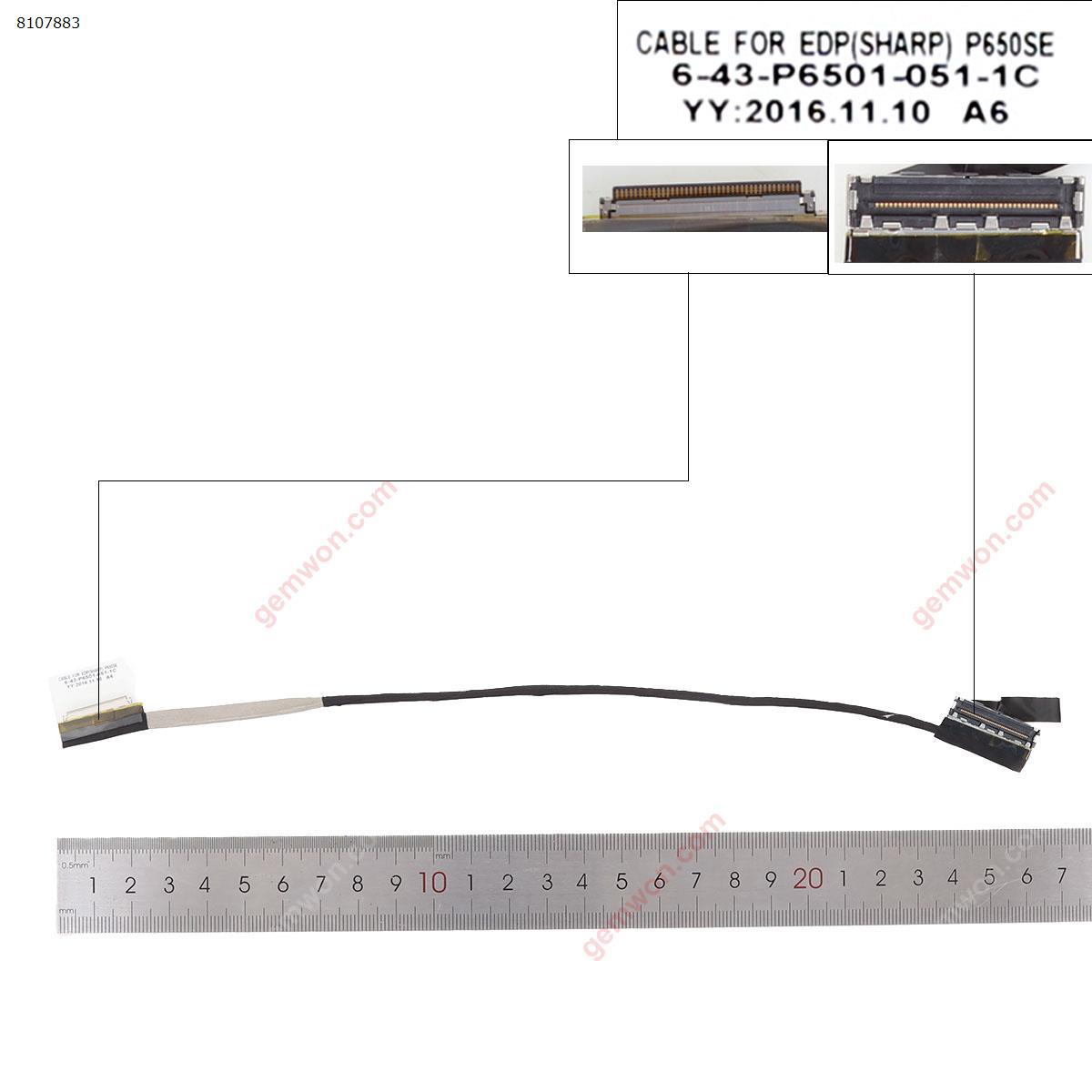 Picture of New LCD Display Screen Cable Replacement  For CLEVO P65XSX RX RS XRX P650 P6501