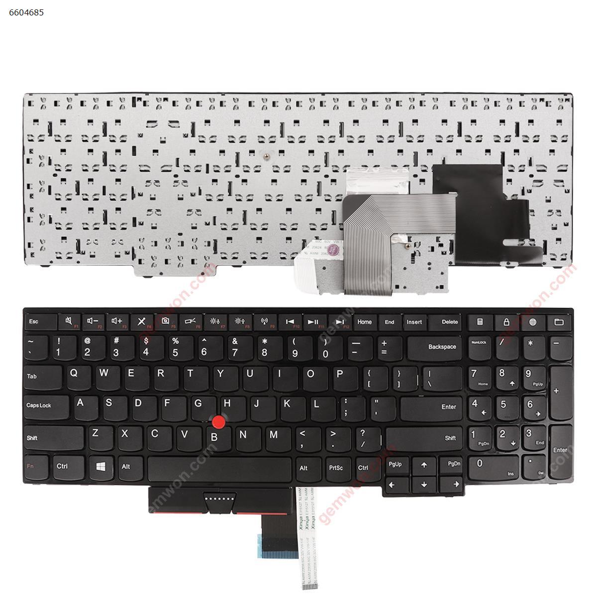 Picture of New Replacement Laptop Keyboard For ThinkPad E530 BLACK(With Point stick) OEM US Layout