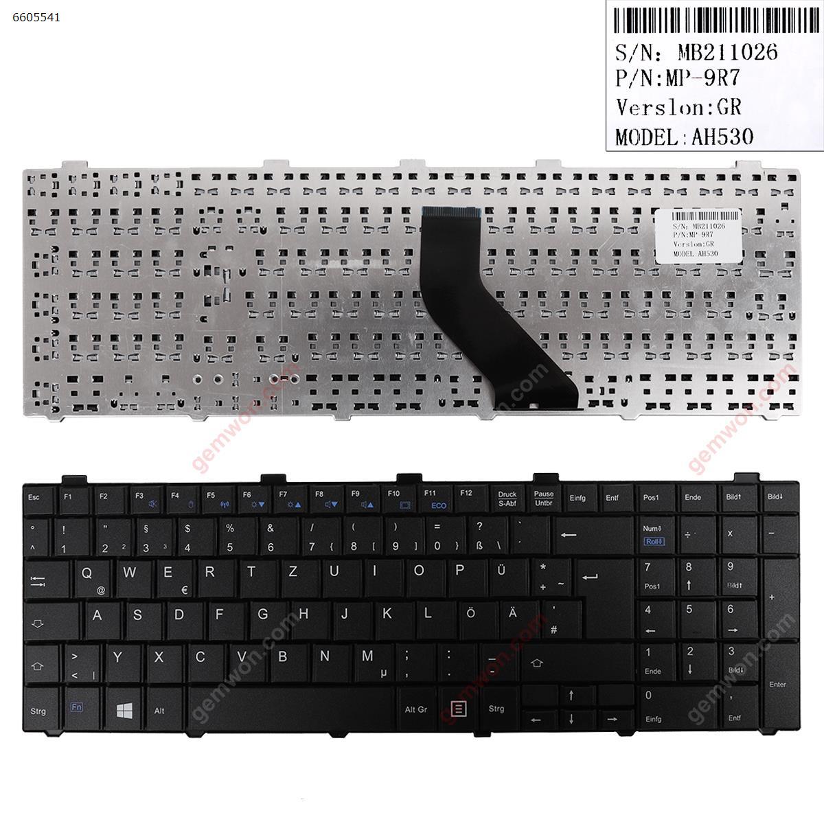 Picture of New Replacement Laptop Keyboard For FUJITSU Lifebook A530 AH530 AH531 NH751 BLACK (Without foil，OEM，Win8)  Gr Layout