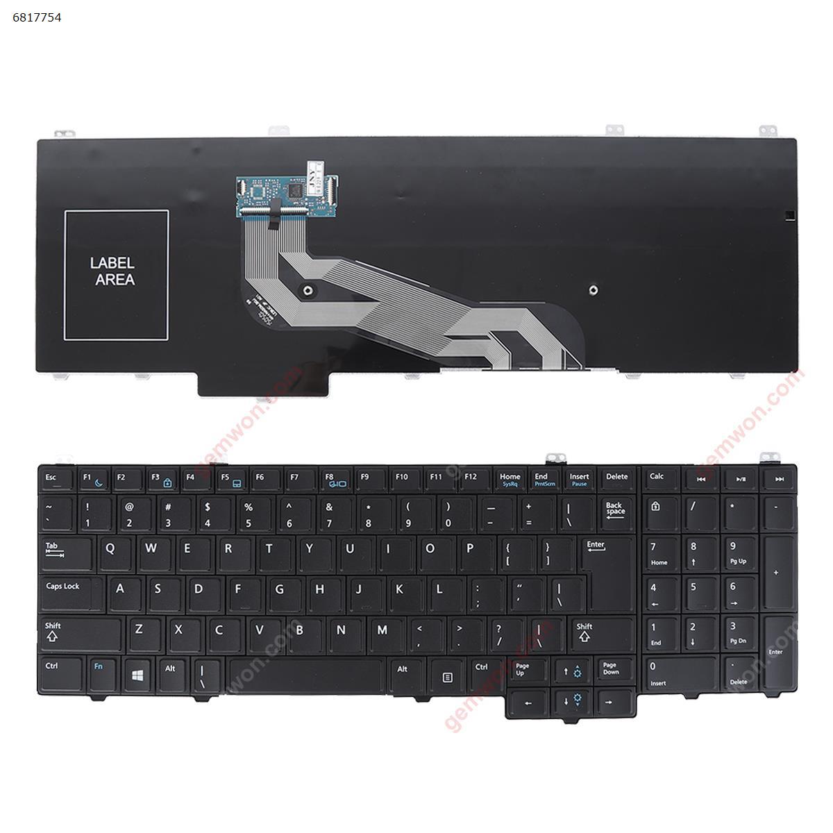 Picture of New Replacement Laptop Keyboard For ?DELL Latitude E5540 BLACK (Big Return Win8) US Layout