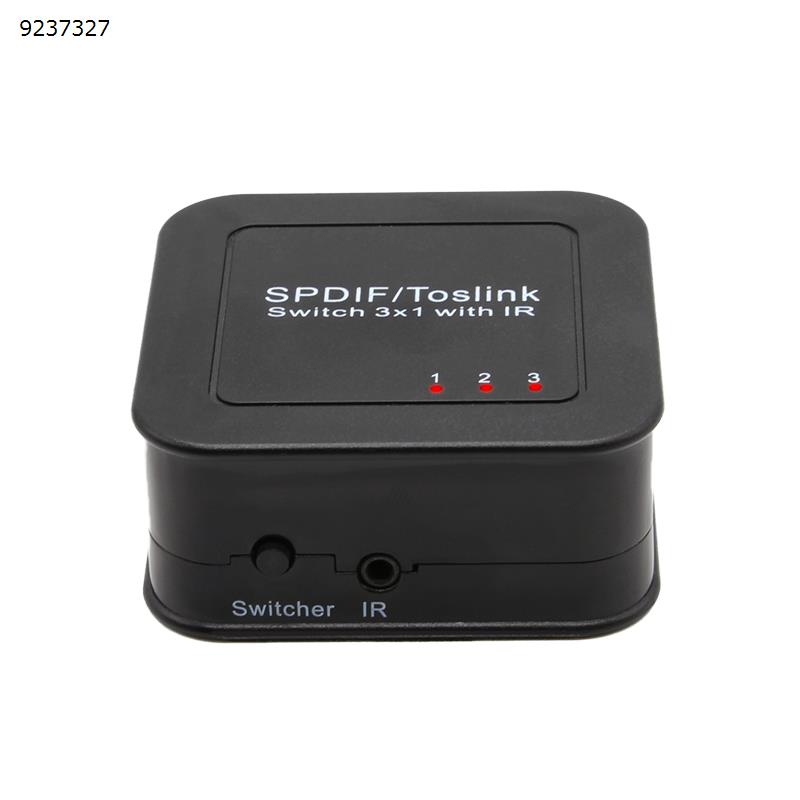 Picture of SPDIF/TosLink 3X1 Optical Audio Switcher