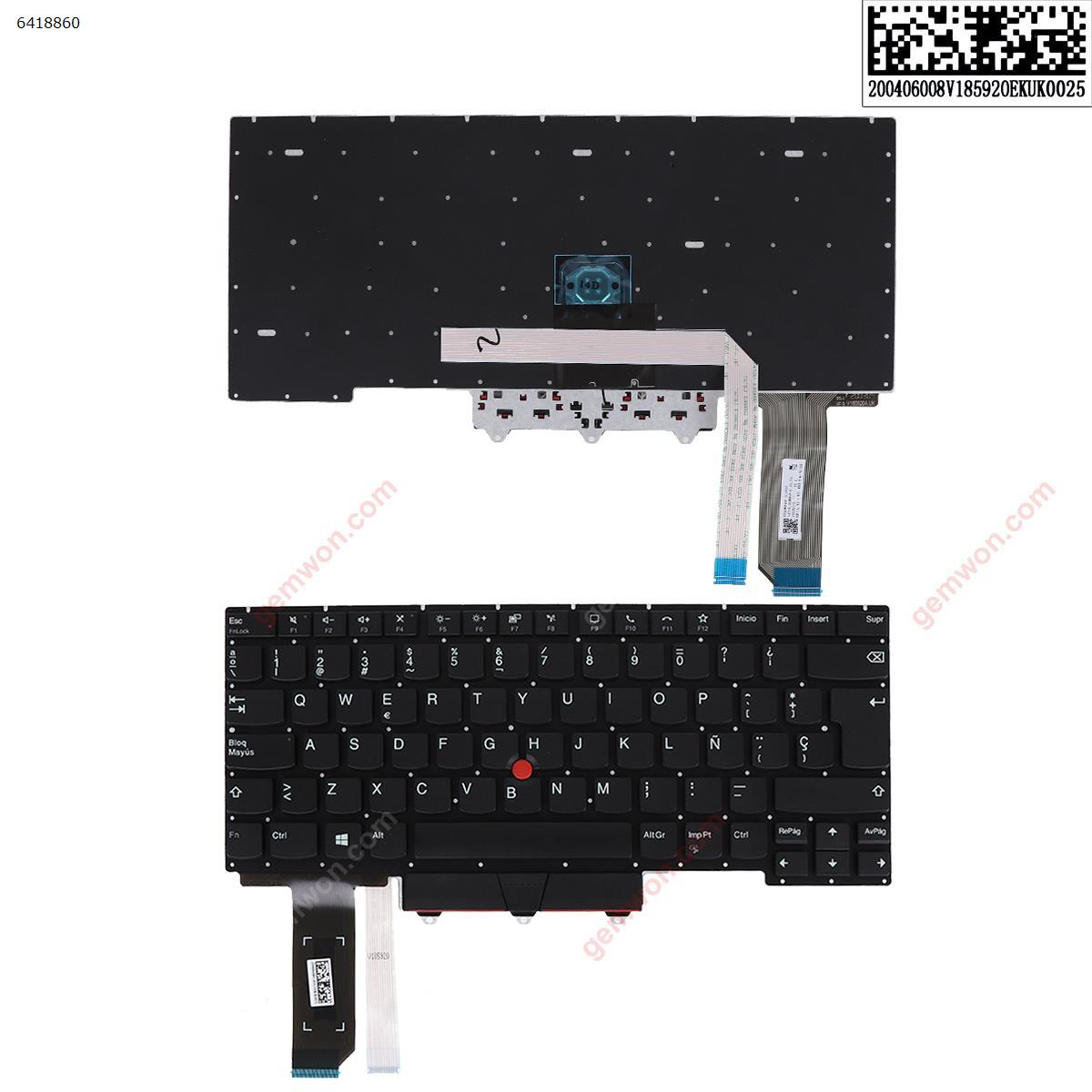 Picture of New Replacement Laptop Keyboard For Lenovo Thinkpad E14 Gen 2  20T6 20T7 20TA 20TB  BLACK (With Point Stick For Win8) SP Layout