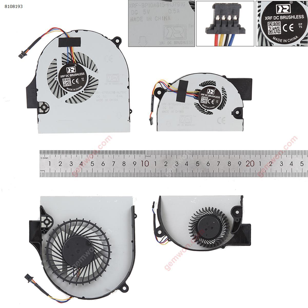 New Replacement CPU Cooling Fan For Acer V Nitro VN7-791 VN7-791G（CPU+GPU ,High Copy） N/A Layout的图片